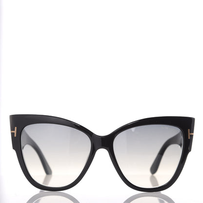 Tom Ford Acetate Anoushka Cat Eye Sunglasses TF371 Black 3 of 7