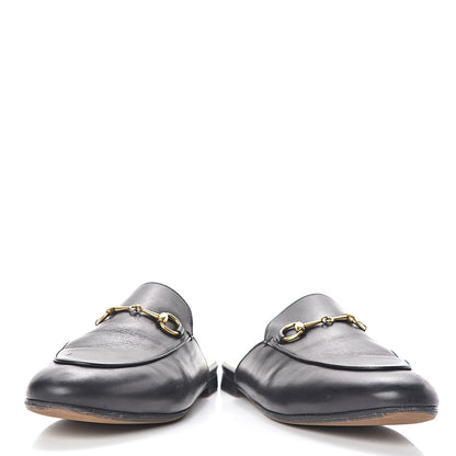 Gucci Calfskin Womens Princetown Slippers 38.5 Black 6 of 13