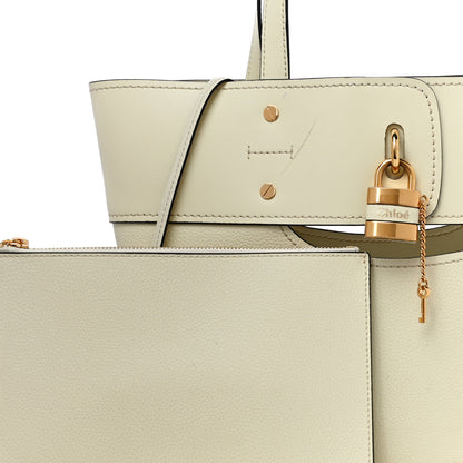 Chloe Smooth Grained Calfskin Small Aby Tote White 7 of 11