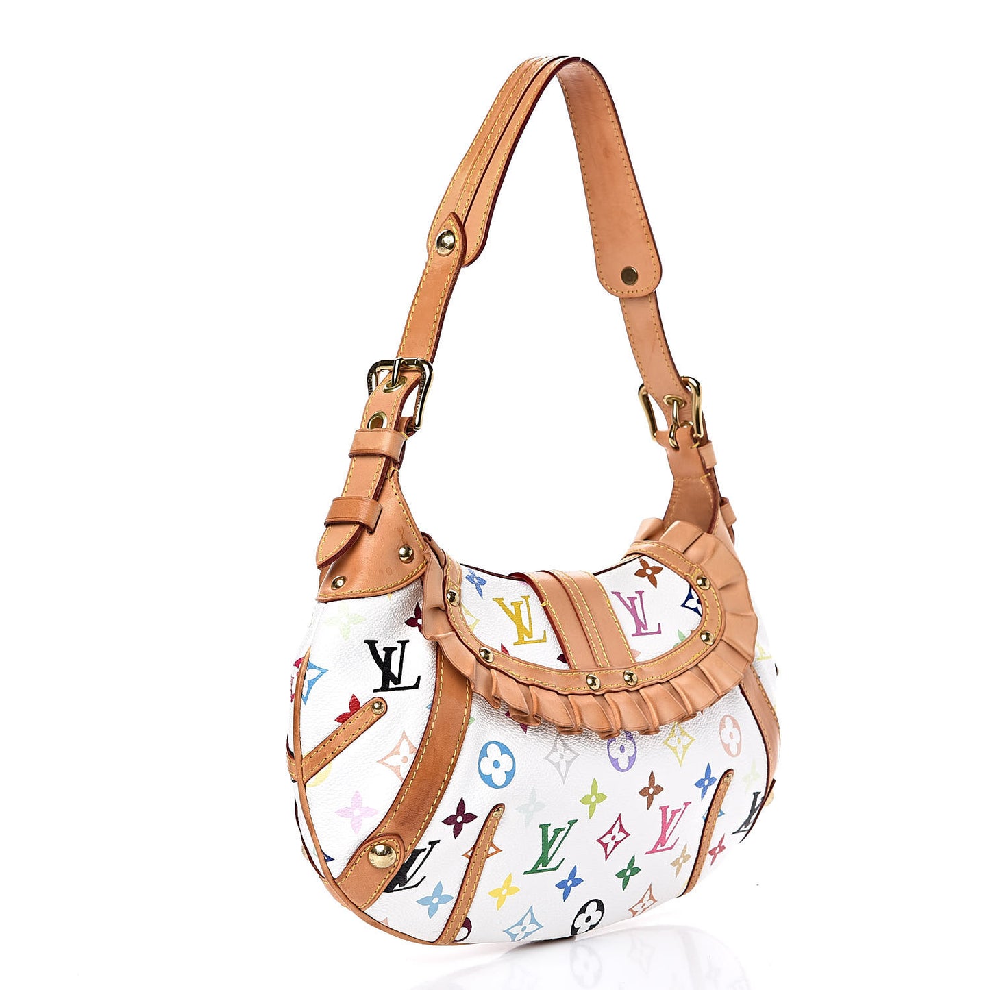 Monogram Multicolor Leonor White