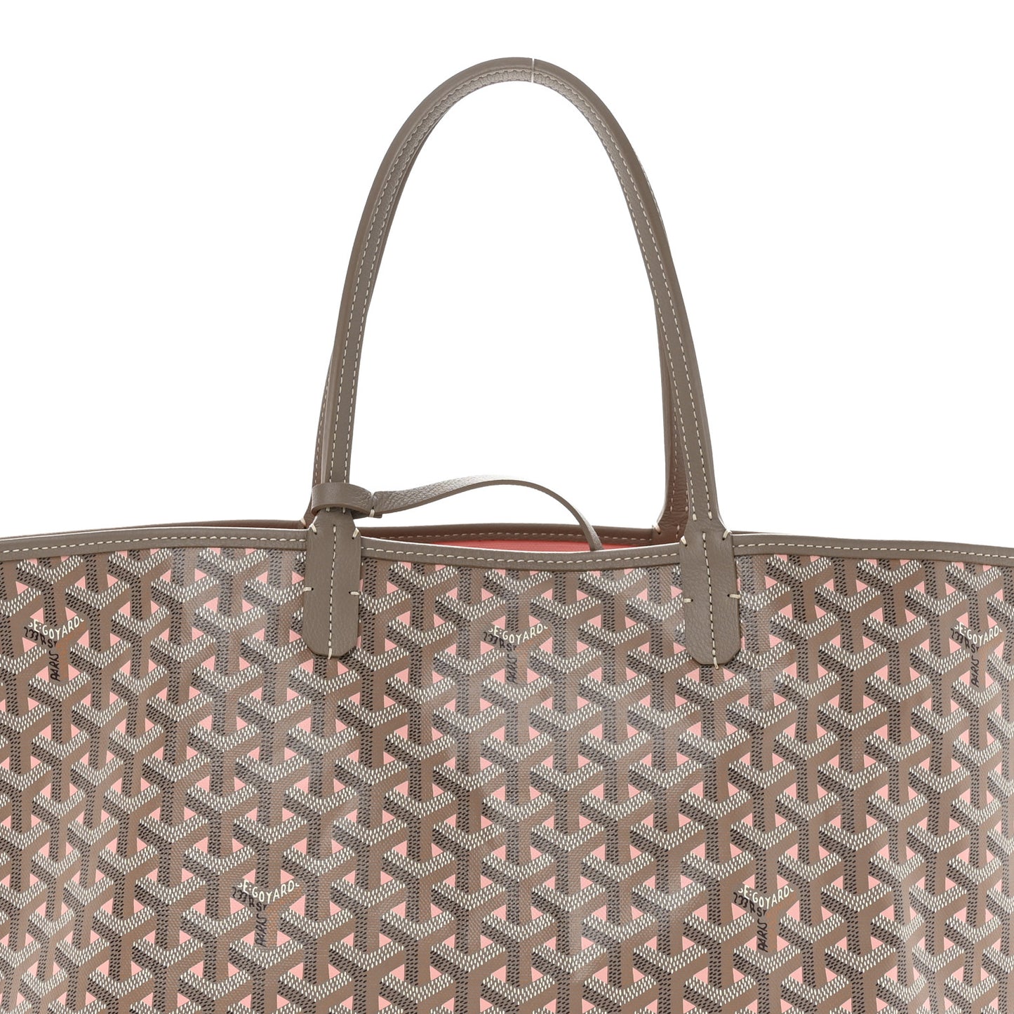 Goyardine Saint Louis Claire Voie PM Grege Powder Pink