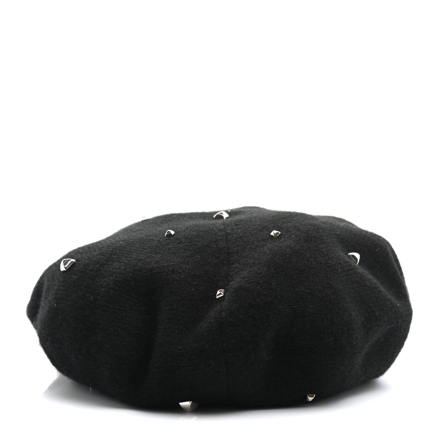 Cashmere Medor Studded Darling Beret S Black