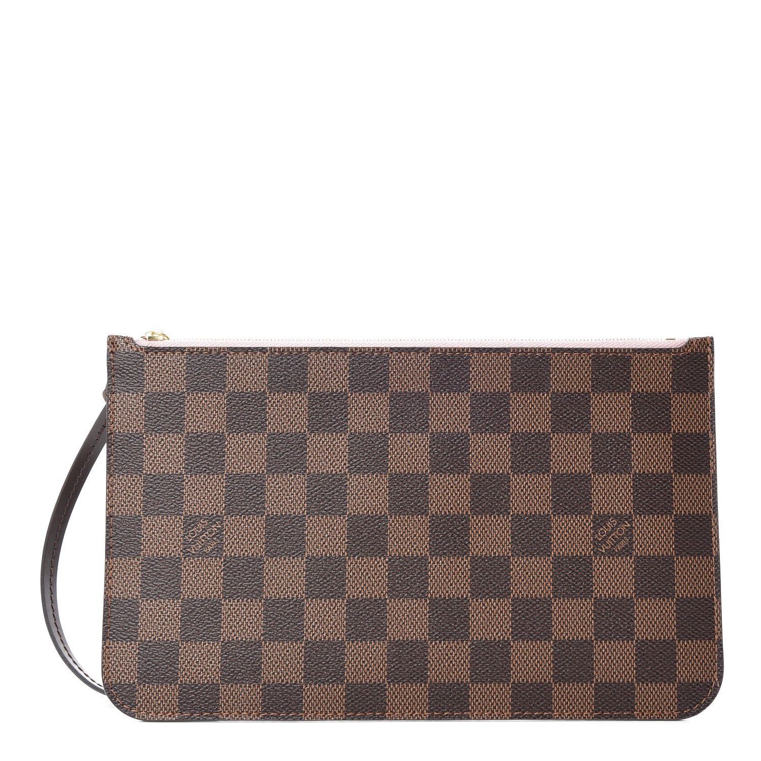 Louis Vuitton Damier Ebene Neverfull MM GM Pochette Rose Ballerine 1 of 9