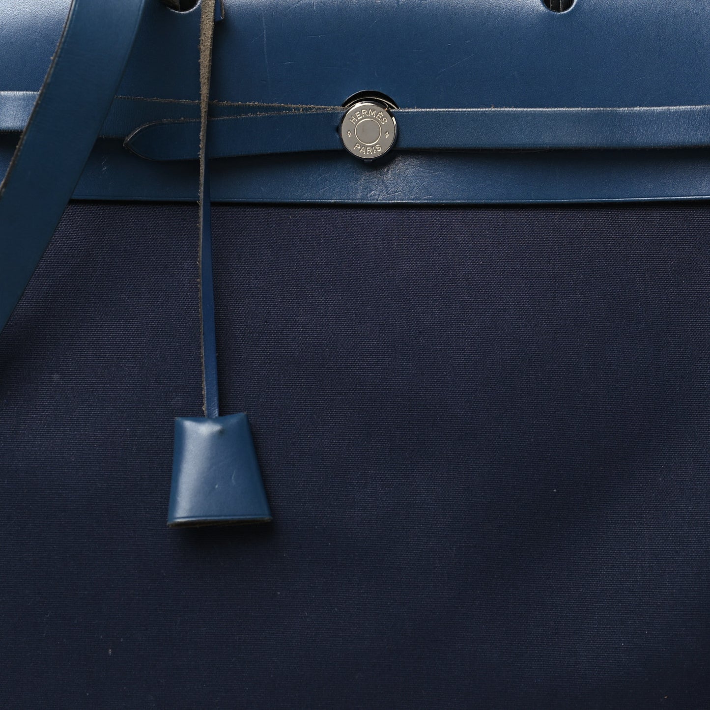 Toile Vache Calfskin Herbag 39 MM Navy