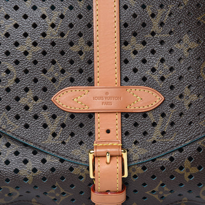 Louis Vuitton Monogram SC Flore Saumur Teal 8 of 10