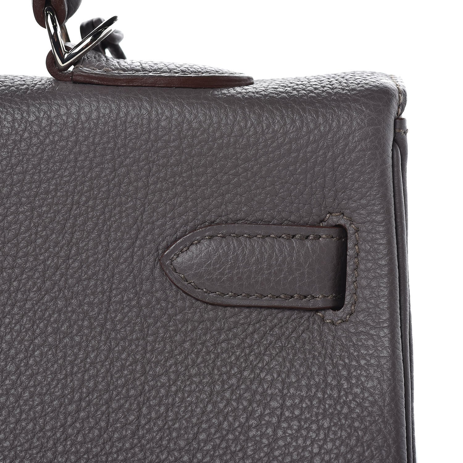 Hermes Togo Kelly Retourne 35 Etain 12 of 35