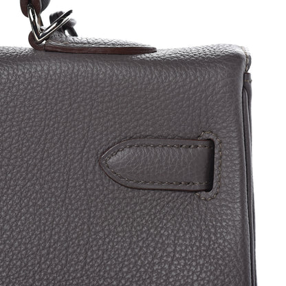 Hermes Togo Kelly Retourne 35 Etain 12 of 35