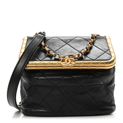 Chanel Lambskin Quilted My Crush Bag Black 1 of 10