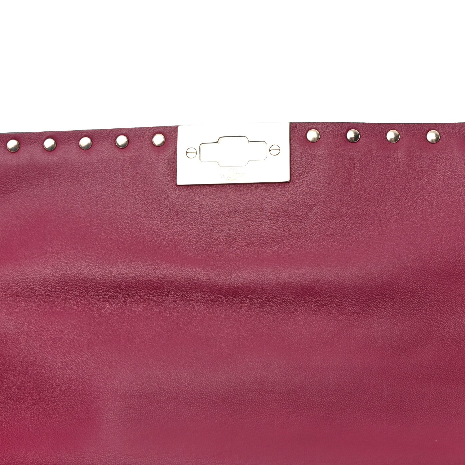 Valentino Garavani Nappa Large Rockstud Spike Shoulder Bag Camelia 13 of 16