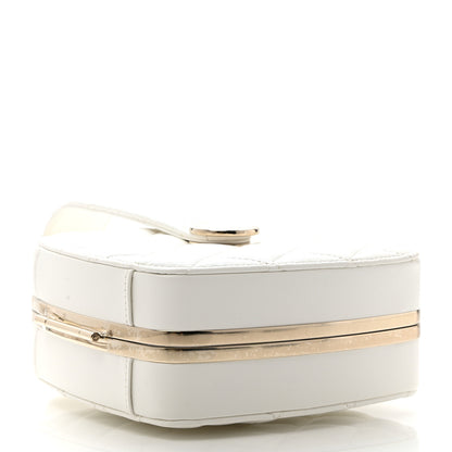 Chanel Lambskin Minaudiere Vanity With Handle White 5 of 12