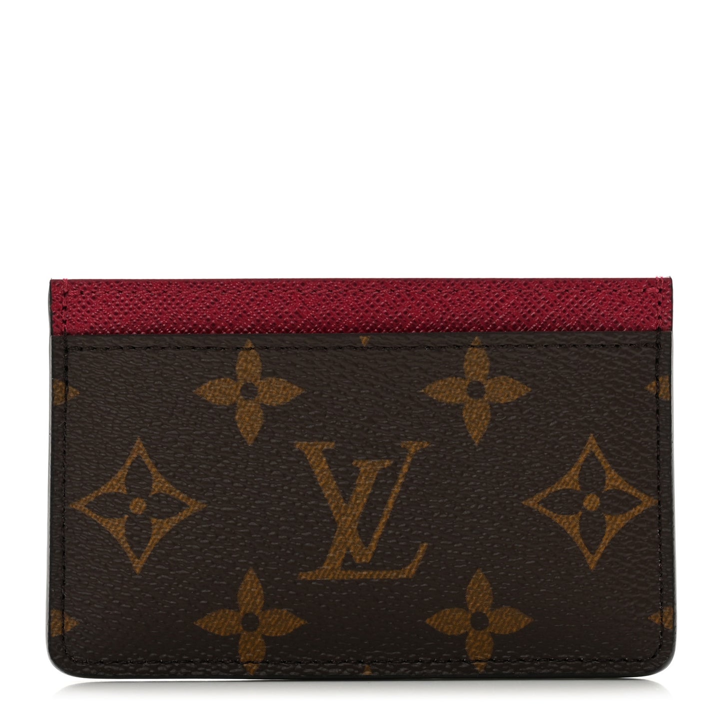 Monogram Card Holder Fuchsia