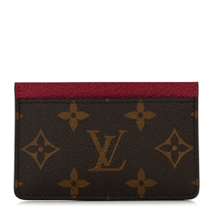 Louis Vuitton Monogram Card Holder Fuchsia 1 of 7