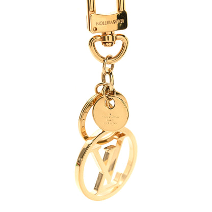 Louis Vuitton LV Circle Bag Charm Key Holder Gold 4 of 5