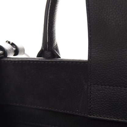 Chanel Grained Calfskin Suede Small Neo Executive Shopper Tote Black 14 of 17