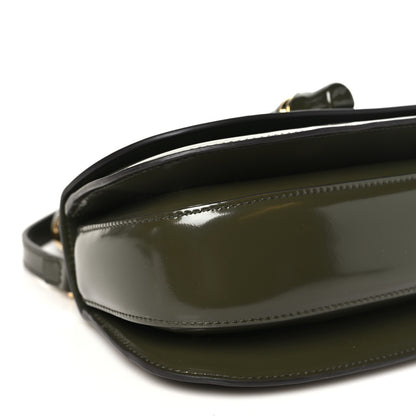 Gucci Shiny Polished Calfskin Medium Bamboo Luscious Green 10 of 11