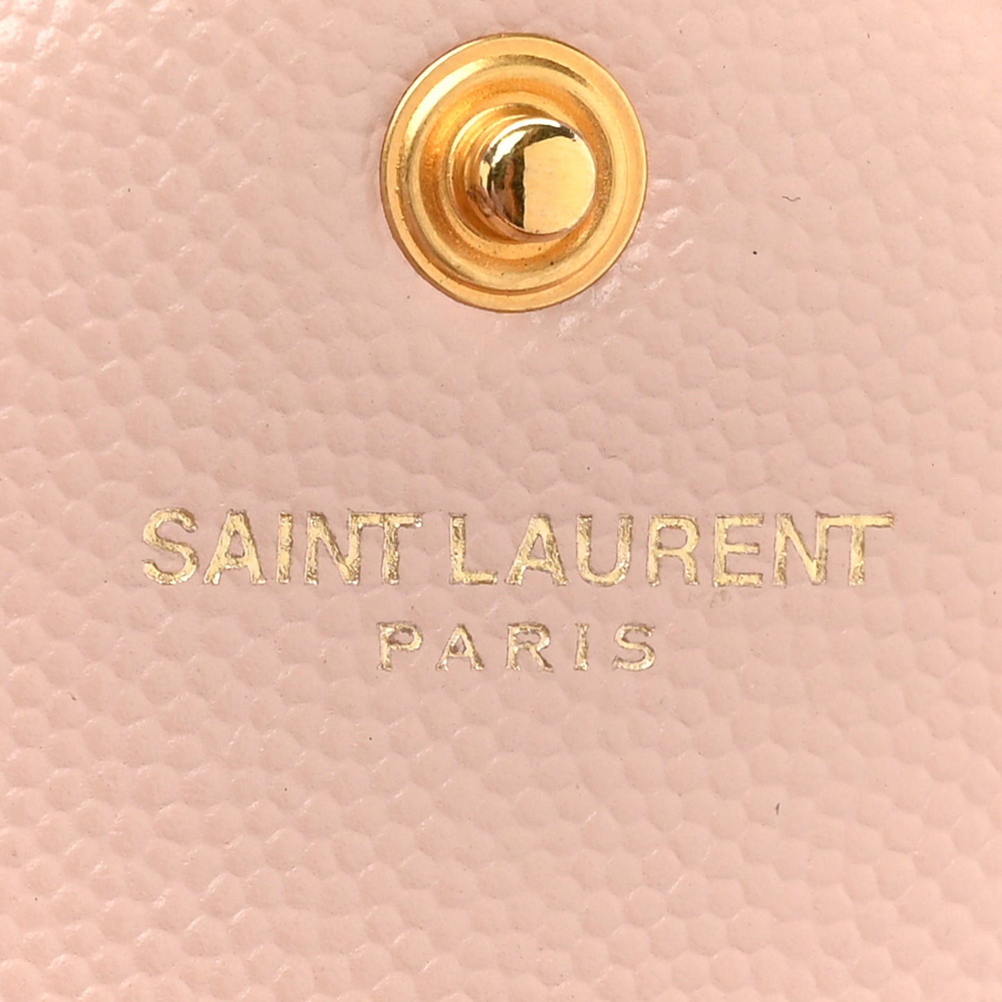 Grain De Poudre Matelasse Chevron Monogram Chain Wallet Pale Pink