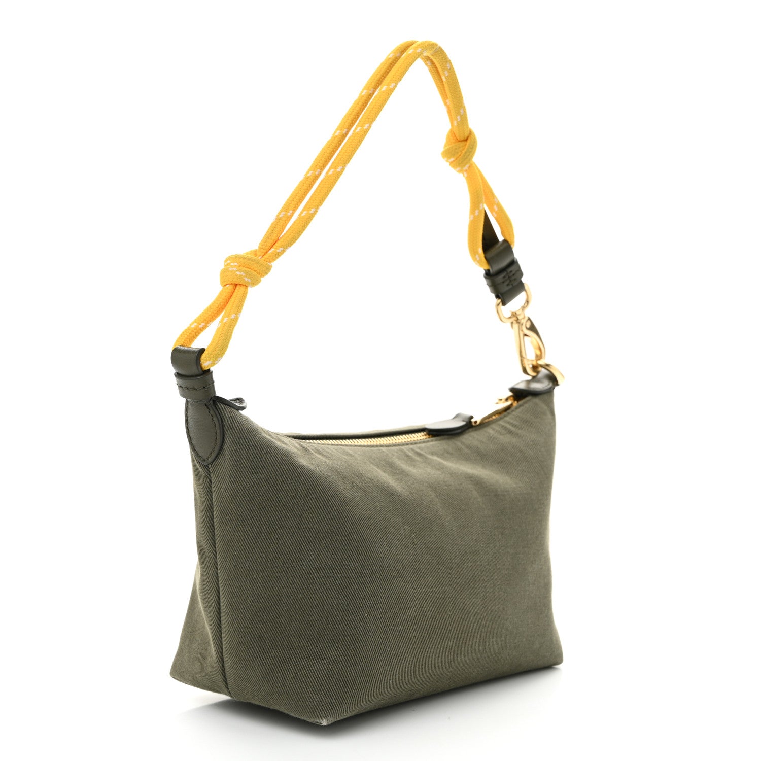 Miu Miu Canvas Gabardine Pouch Green 1724677 – FASHIONPHILE