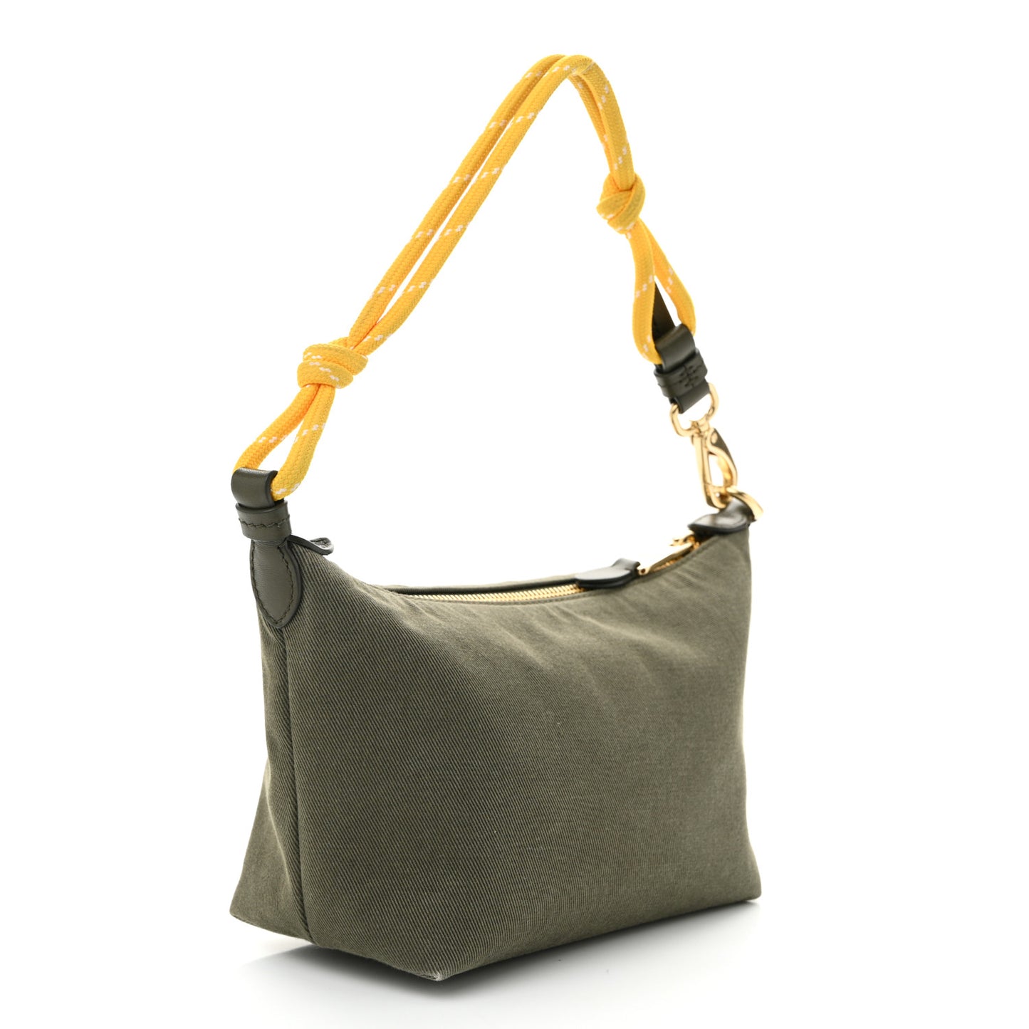 Canvas Gabardine Pouch Green