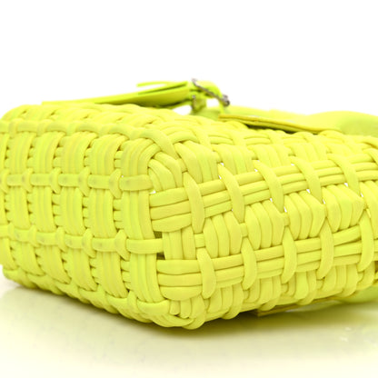 Balenciaga Faux Calfskin XXS Bistro Basket Fluo Yellow 10 of 12