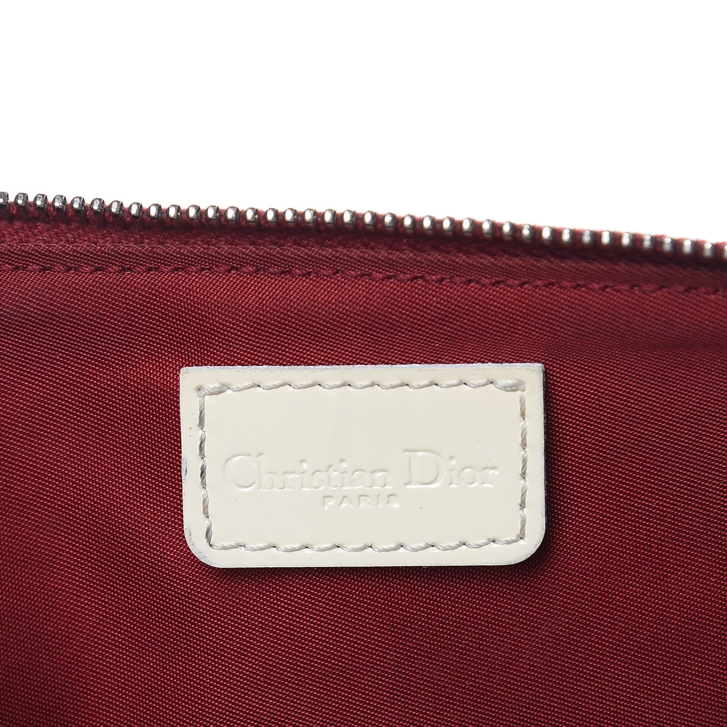 Christian Dior Monogram Mini Saddle Pochette Red 6 of 13