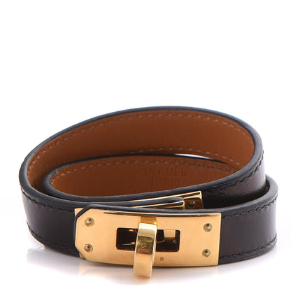 Hermes Box Kelly Double Tour Bracelet XS Black 1 of 7