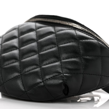 Chanel Lambskin Quilted Waist Belt Bag Black 8 of 8