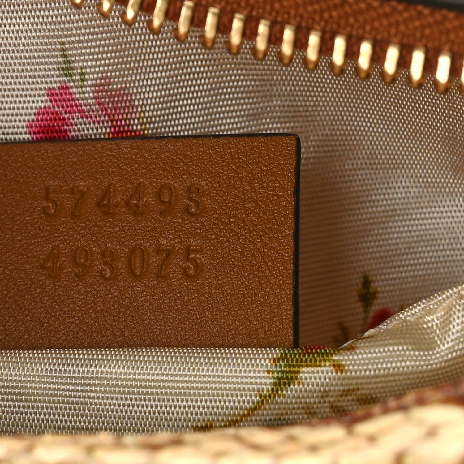 Gucci Raffia Elaphe Mini Ophidia Shoulder Bag Natural Cream Brown 7 of 9