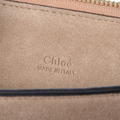 Chloe Suede Calfskin Medium Faye Shoulder Bag Black 6 of 7