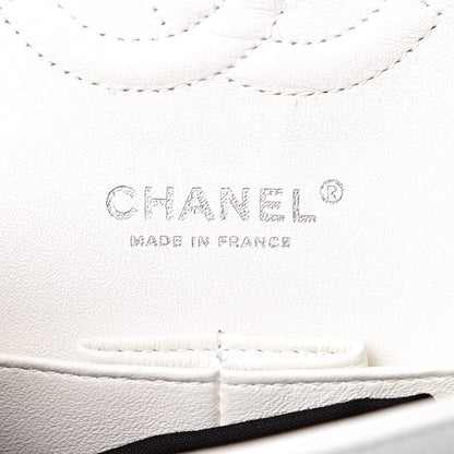 Chanel Caviar Quilted Medium Double Flap White 6 of 23