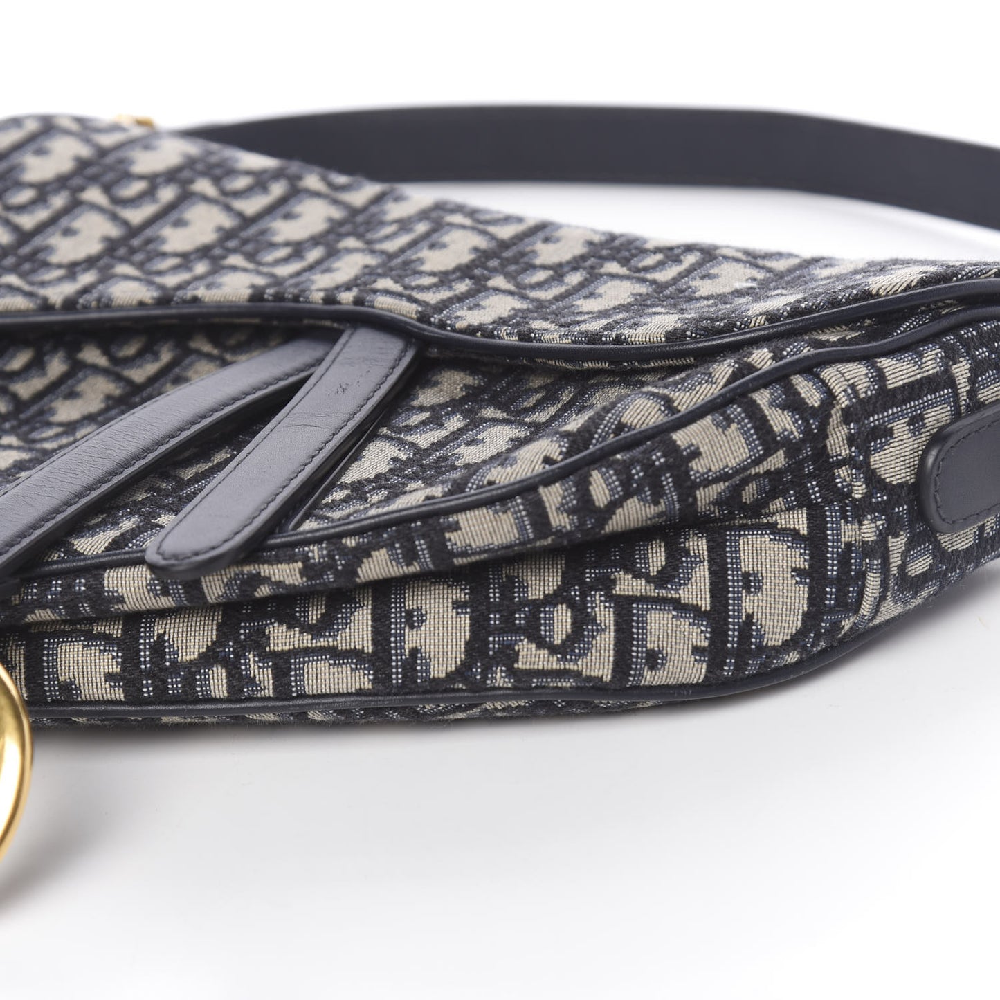 Oblique Saddle Bag Blue