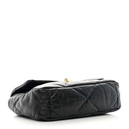 Chanel Goatskin Quilted Medium Chanel 19 Flap Black 4 of 12