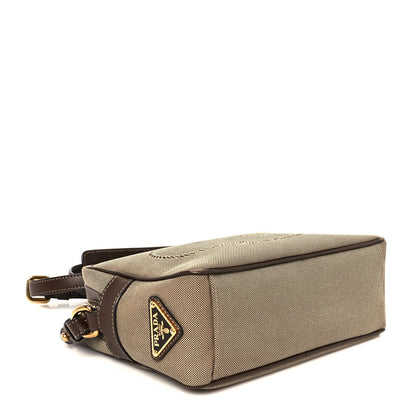 Prada Jacquard Logo Camera Bag Corda Bruciato 4 of 11