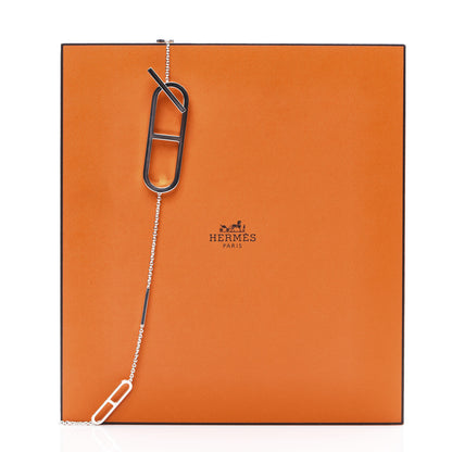 Hermes Sterling Silver Ever Chaine d'Ancre Long Necklace 5 of 5