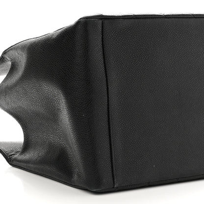 Chanel Caviar Quilted Grand Timeless Tote GTT Black 9 of 10