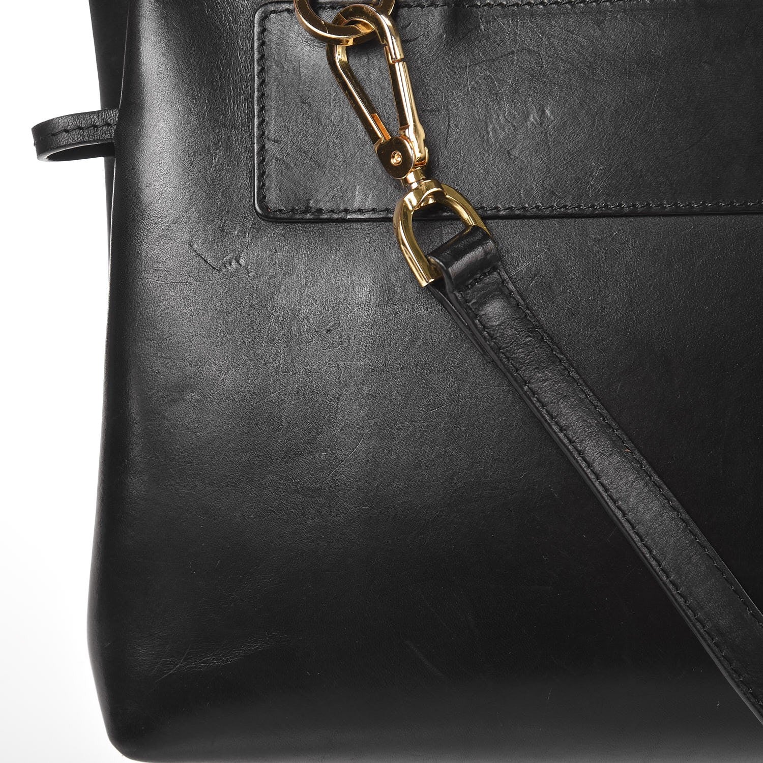 Mansur Gavriel Calfskin Mini Lady Bag Black Flamma 9 of 16