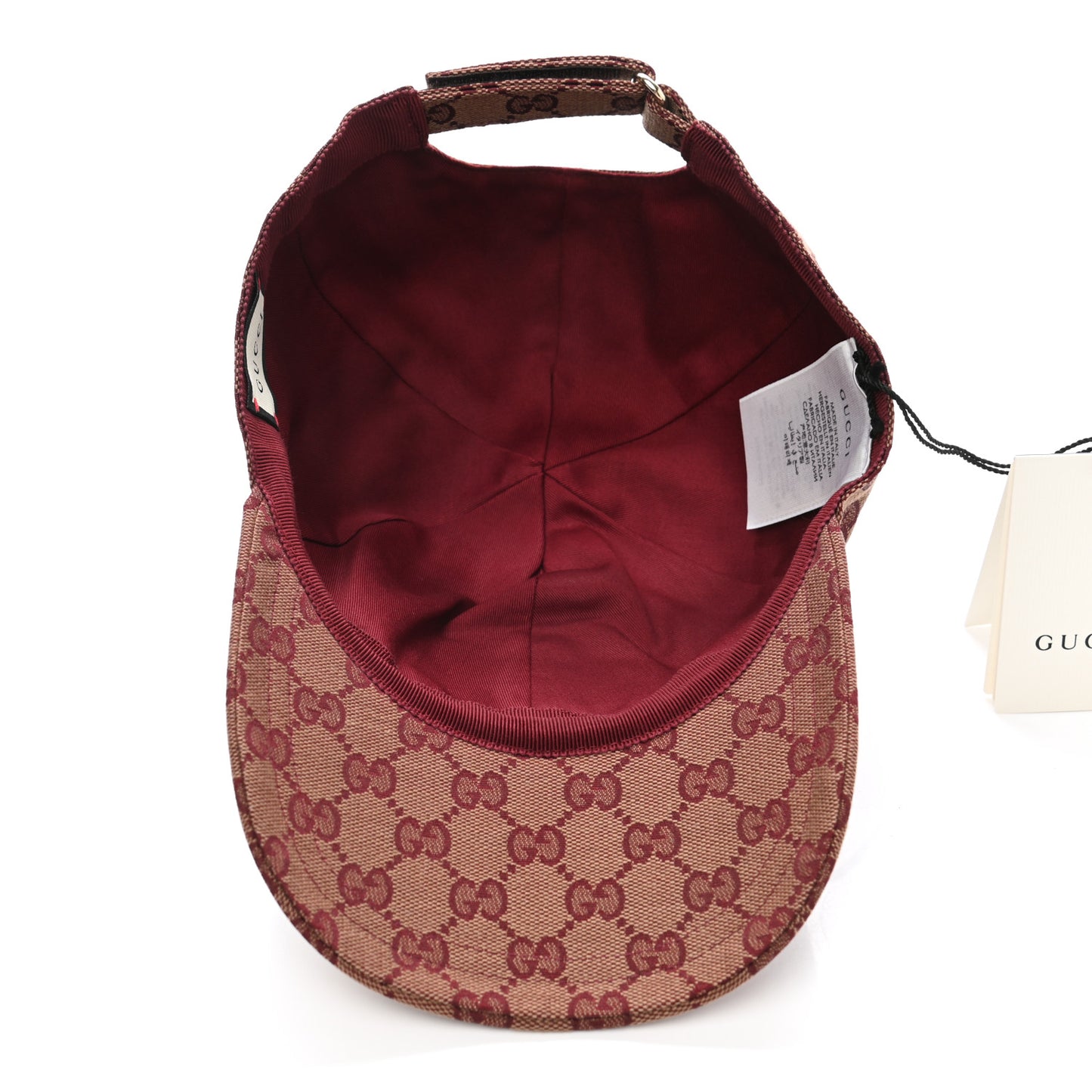 Monogram Textured Dollar Calfskin Zeno Baseball Hat M Camel Bordeaux