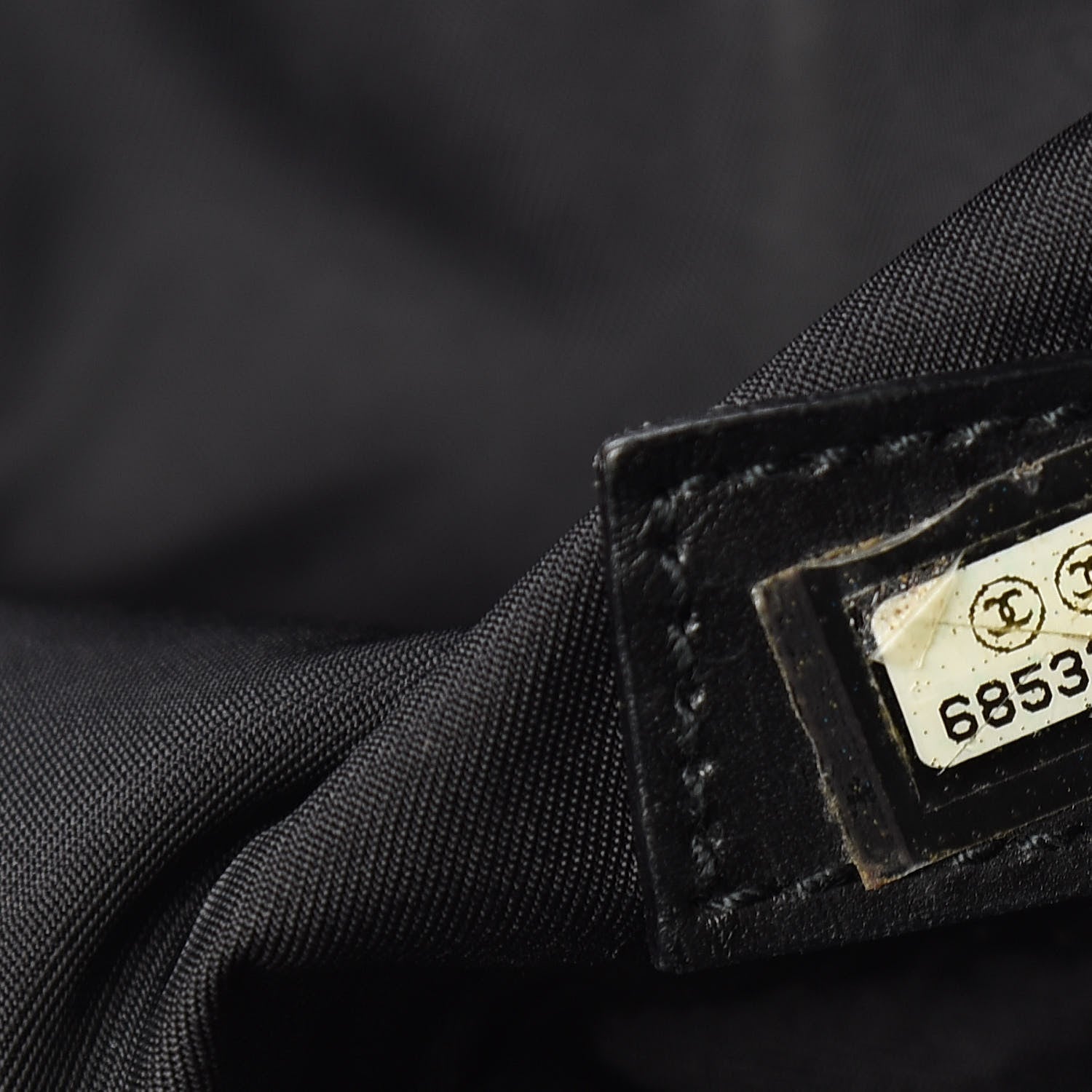 Chanel Nylon Travel Bowler Black 7 of 15