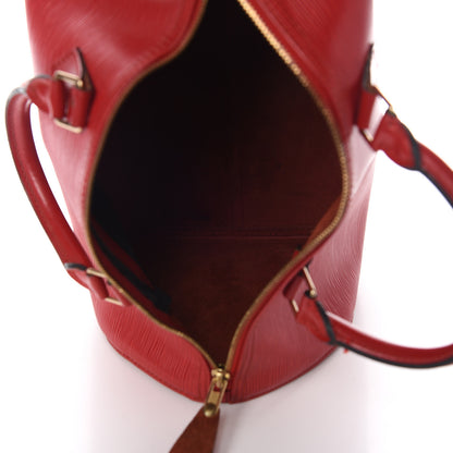 Louis Vuitton Epi Speedy 30 Castillan Red 4 of 20