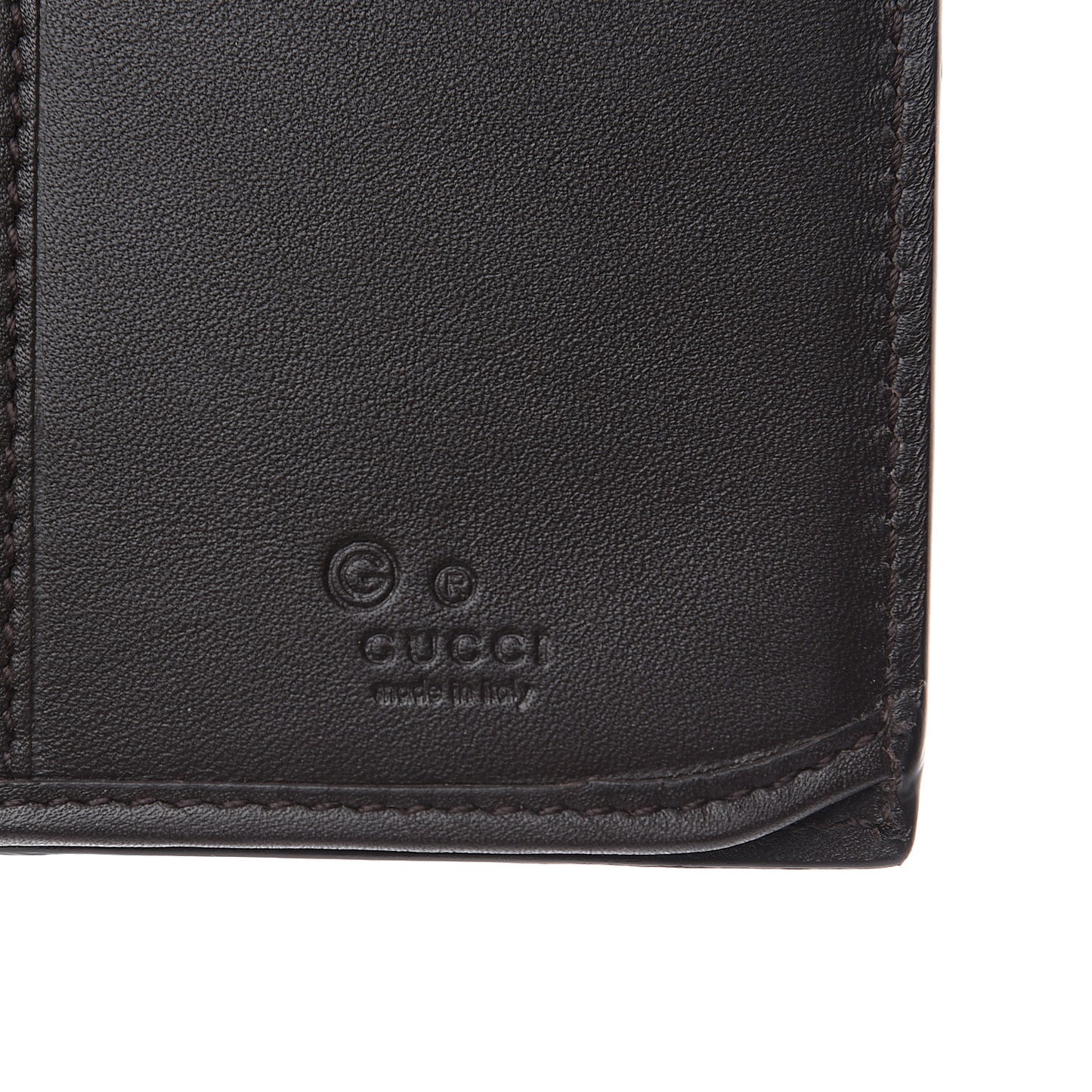 Microguccissima Bi-Fold Organizer Wallet Testa di Moro