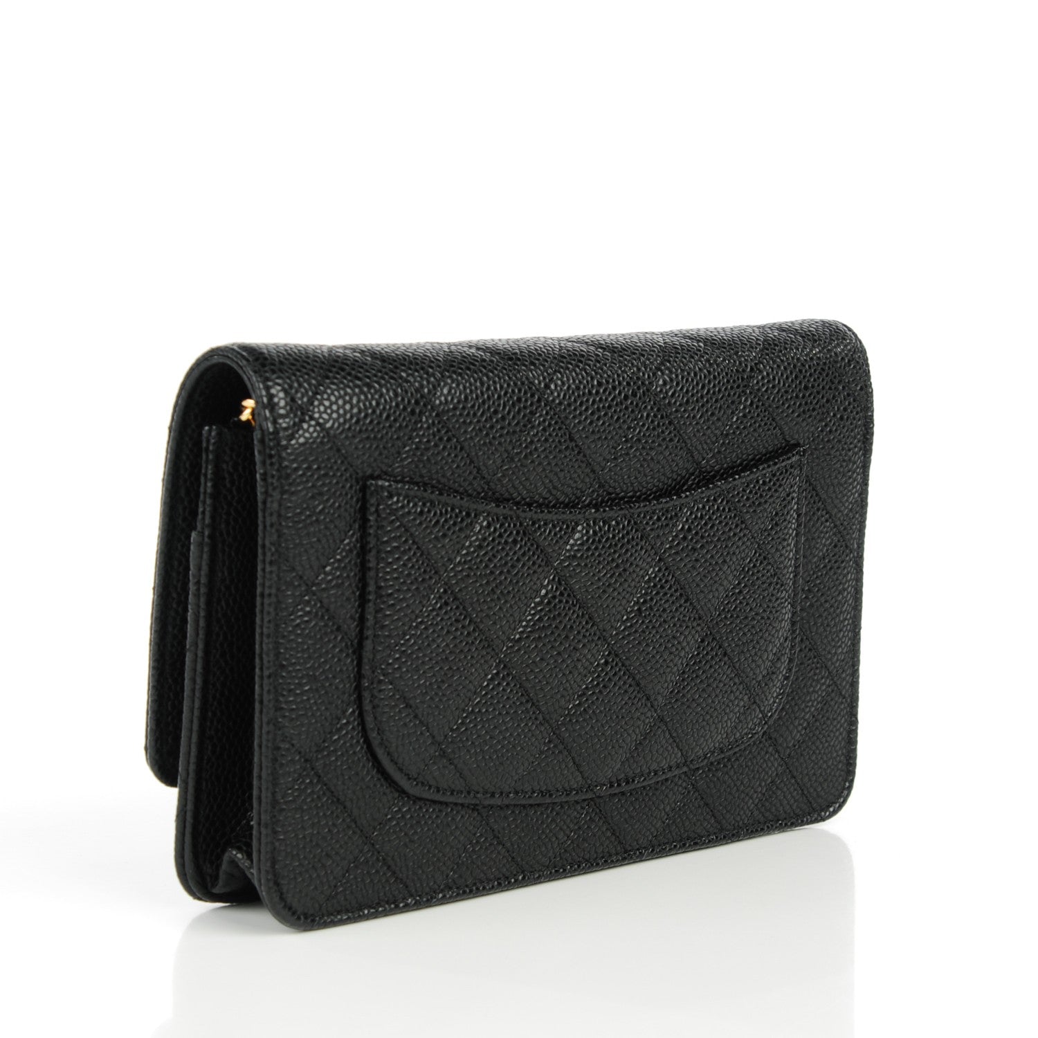 Chanel Caviar Quilted Wallet On Chain WOC Black 3 of 7