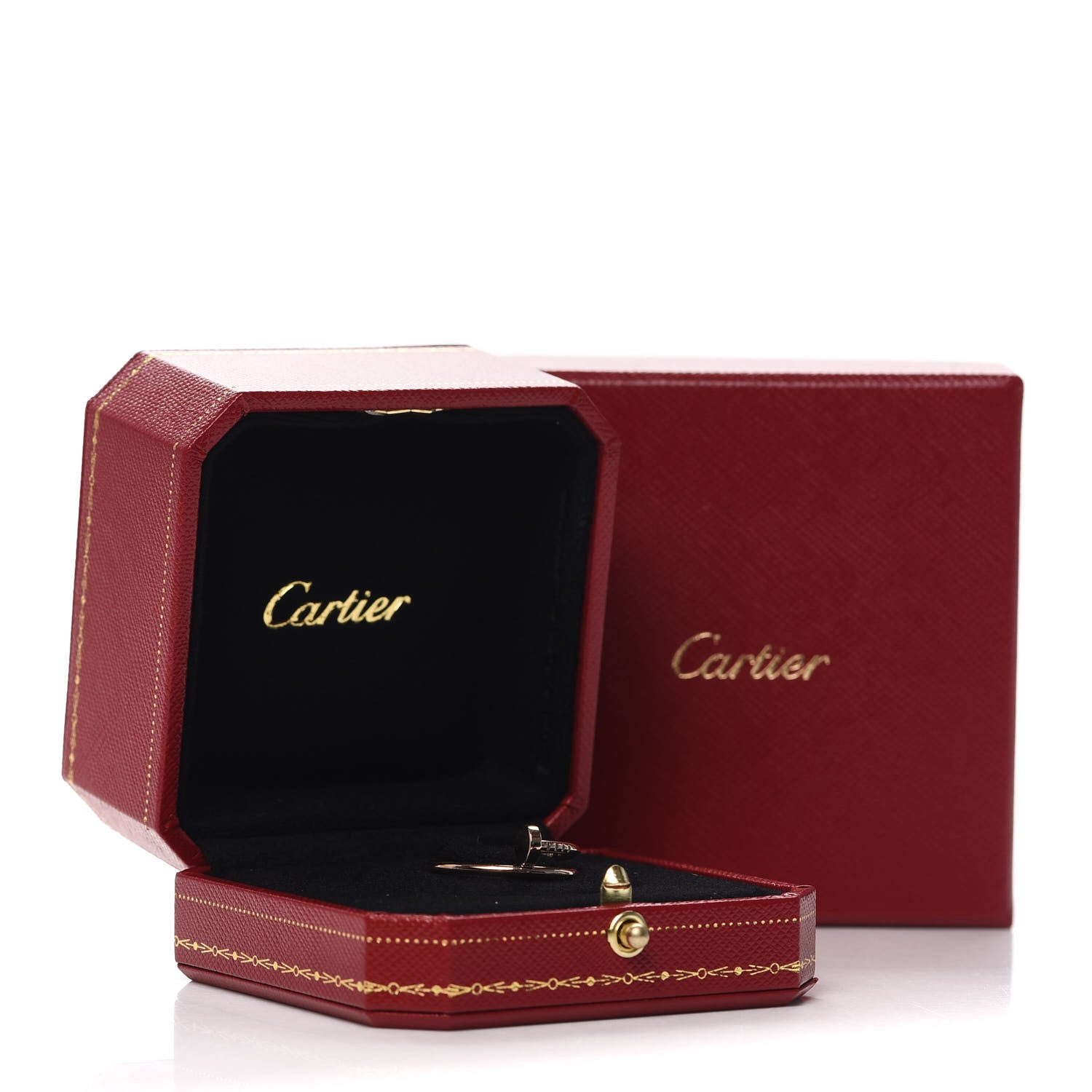 Cartier 18K Pink Gold Small Juste Un Clou Ring 58 8.25 7 of 7