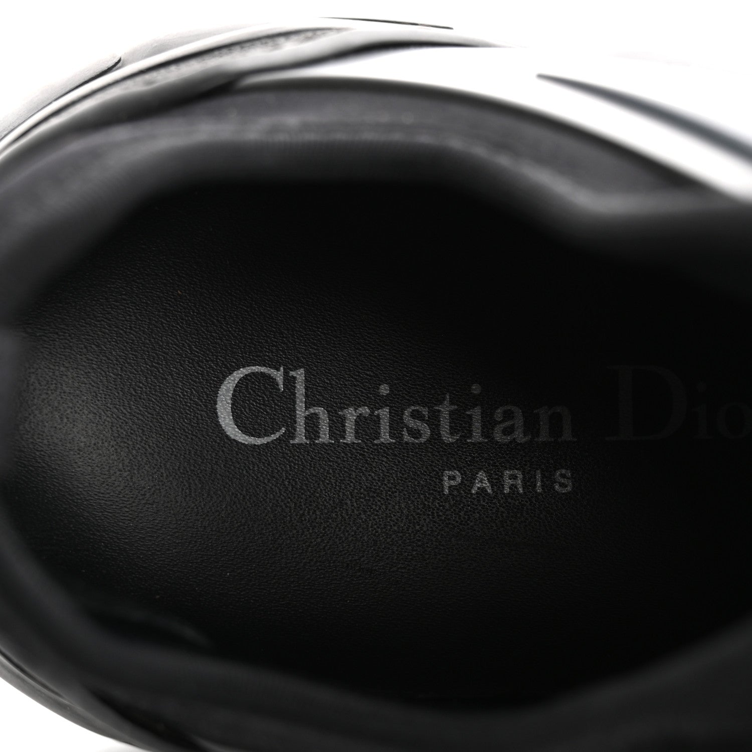 Christian Dior Neoprene Rubber Womens D-Connect Sneakers 38 Black 7 of 12