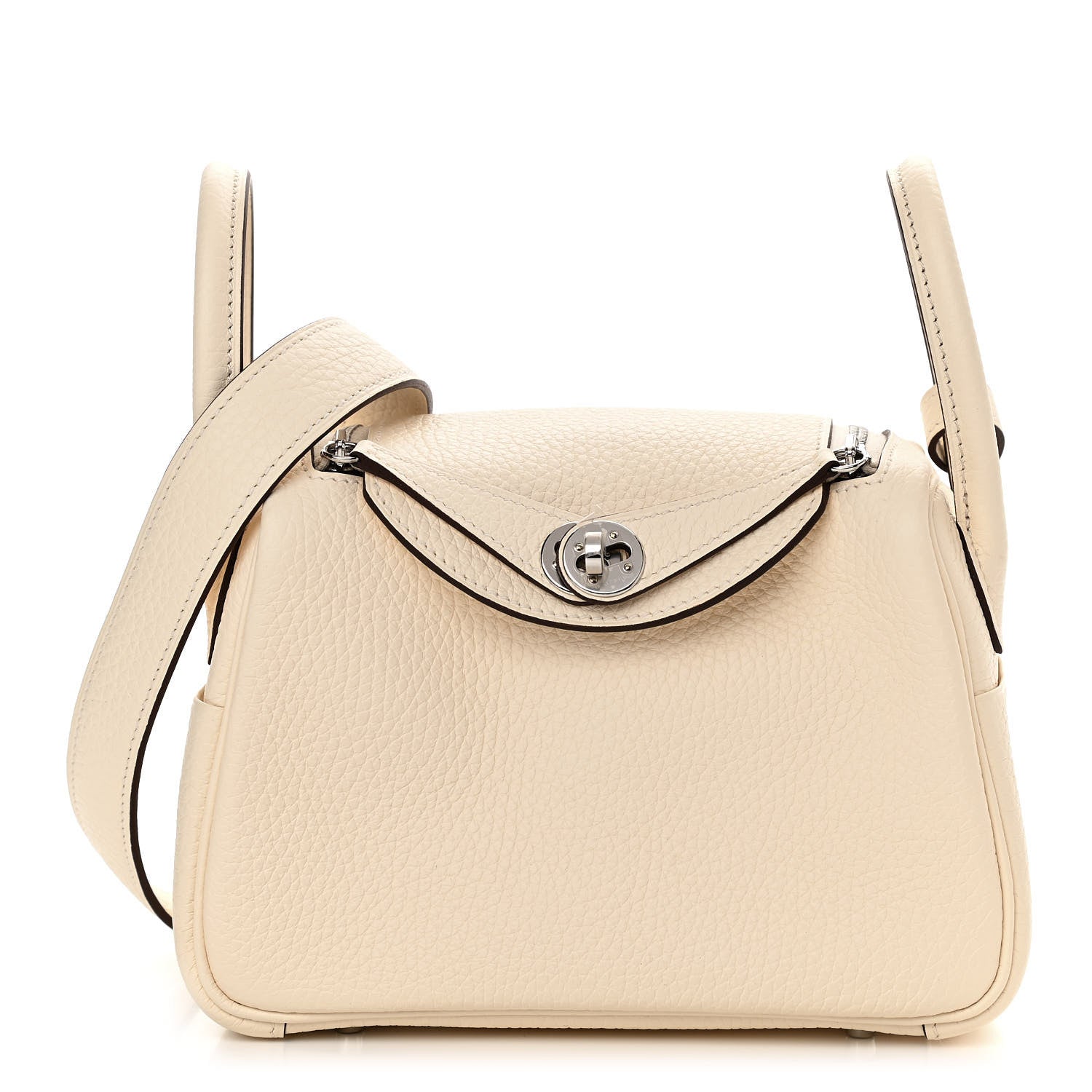 Hermes Taurillon Clemence Mini Lindy 20 Nata 1 of 11