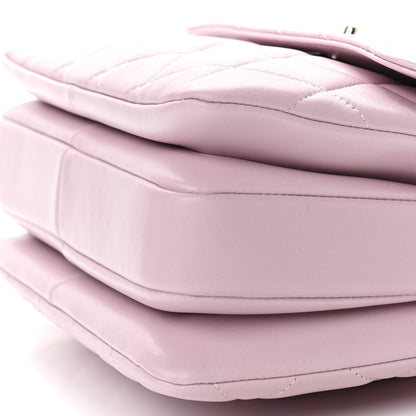 Chanel Lambskin Quilted Small Trendy CC Flap Dual Handle Bag Light Pink 9 of 9