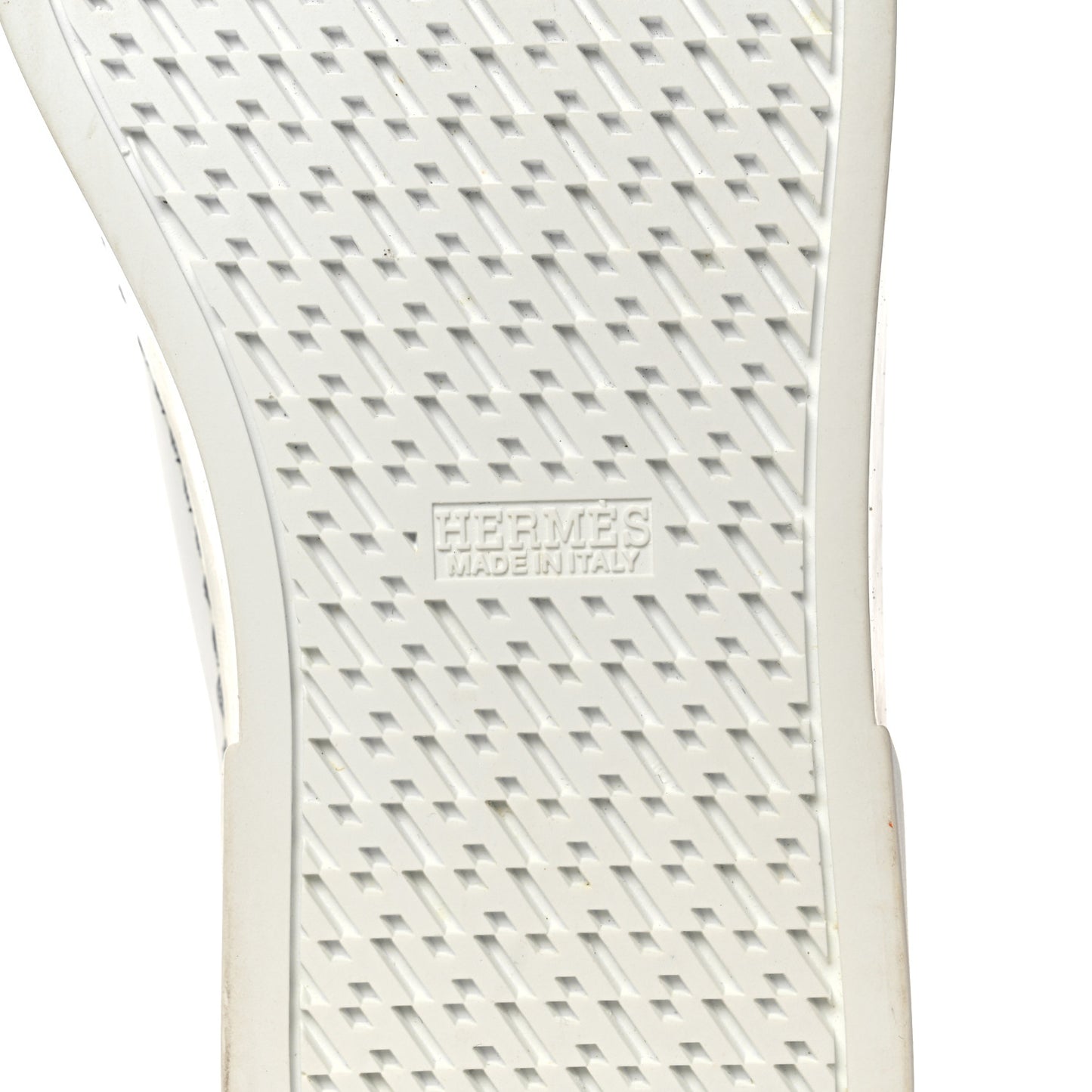 Calfskin Epsom Womens Velvet Sneakers 37 White Silver