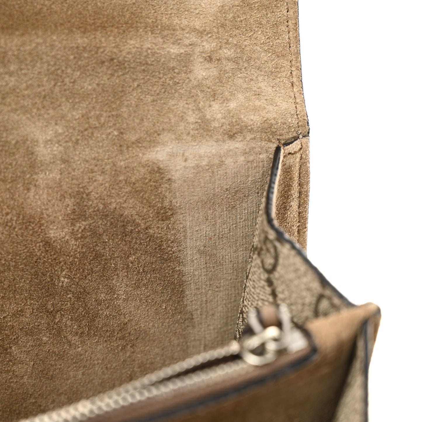 GG Supreme Monogram Medium Dionysus Shoulder Bag Taupe