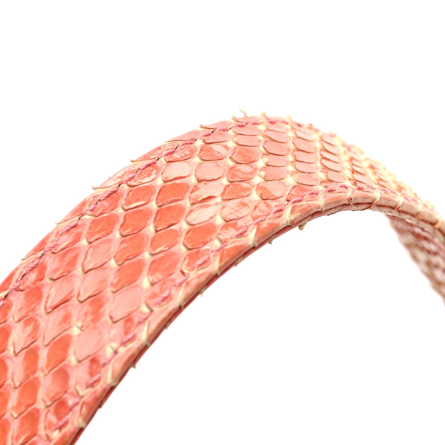Snakeskin Sequins Baguette Pink