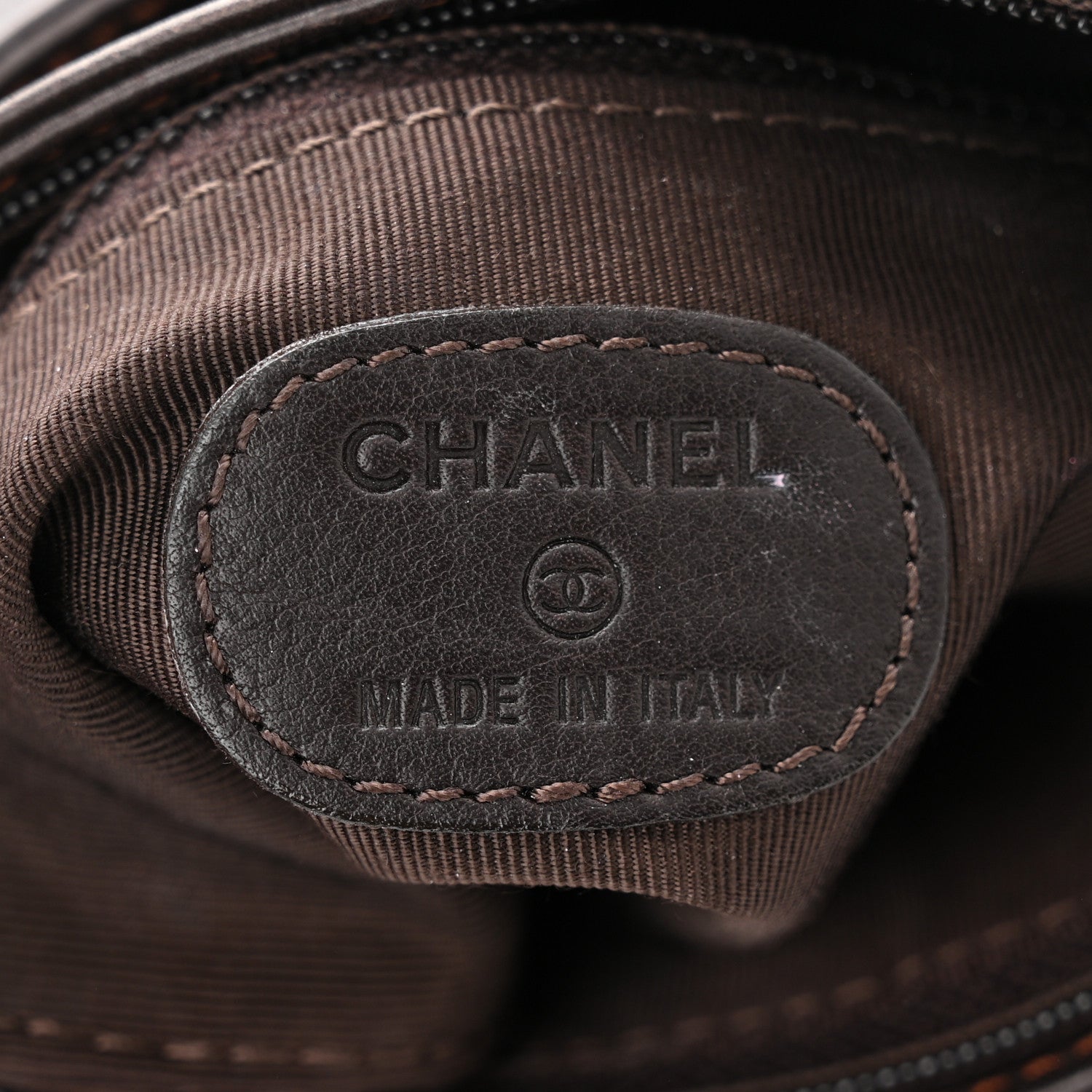 Chanel Lambskin Flap Waist Belt Bag 80 32 Brown 6 of 11