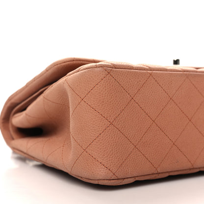 Chanel Iridescent Caviar Quilted Jumbo Double Flap Dark Beige 9 of 11