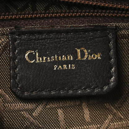 Christian Dior Lambskin Cannage Medium Lady Dior Dark Brown 6 of 14